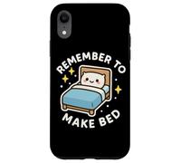 Personnage Amusant « Remember to Make Bed » Coque pour iPhone XR