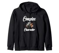 Personnage Complexe drôle personnalité Excentrique étrange Esprit étrange Sweat à Capuche