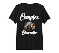 Personnage Complexe drôle personnalité Excentrique étrange Esprit étrange T-Shirt Haut de Gamme