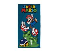 Serviette Super Mario Sautante 100% Coton Enfant Plage Piscine 70cm x 140cm