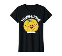 Personnage de Citron Amusant avec Citation Joyeuse T-Shirt Graphique avec Valeur, Femme, Noir, XL