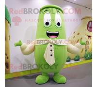 Personnage De Costume De Mascotte Redbrokoly De Concombre Crème Habillé D'un Body Et De Ceintures Multicolore