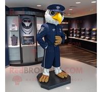 Personnage De Costume De Mascotte Redbrokoly De Faucon De La Marine Habillé D'un Rash Guard Et De Porte-Monnaie Multicolore