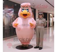 Personnage De Costume De Mascotte Redbrokoly De Soldat De L'armée De L'air Peach Habillé D'une Robe Taille Empire Et De Cummerbunds Multicolore