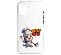 Personnage de Cuisine Mignon Chaton Dessin animé Coque pour iPhone 16