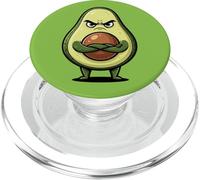 Personnage de Dessin animé Avocat Grincheux avec Bras croisés PopSockets PopGrip pour MagSafe