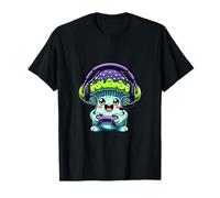 Personnage de Dessin animé Mignon en Forme de Champignon T-Shirt