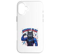 Personnage de Dessin animé Power Wolf Storm Energy Coque pour iPhone 16 Plus