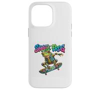 Personnage de Dessin animé Radical Amphibian Skateboard Coque pour iPhone 14 Pro Max