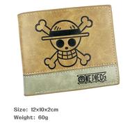 Personnage de dessin animéLuffy sac à main Zoro Ace squelette Anime une pièce portefeuille figurine Dragon Ball Pu portefeuille enfant Cool cadeau d'anniversaire pokemon