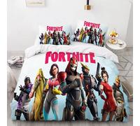 Personnage de Jeu Housse de Couette 90x190cm, Garçons Filles3D Stitch Parure de Lit pour Enfants 100% Polyester avec 1 Taie d'oreiller 65x65c
