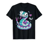Personnage de Jeu rétro Derpy 8 Bits Rattlesnake Pixel Art T-Shirt
