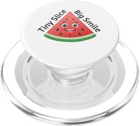 Personnage de pastèque Tiny Slice Big Smile Happy Watermelon PopSockets PopGrip pour MagSafe
