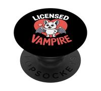 Personnage drôle sous Licence Vampire Lollipop Bat PopSockets PopGrip Adhésif