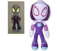 Disney - Spiderman Ghost Spider 25 cm, Personnage de la série Marvel Spidey et Ses Amis surprenants, avec des Yeux Qui Brillent dans Le Noir