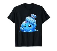 Personnage Hivernal Blue Slime Ice Cube T-Shirt