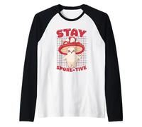 Personnage Mignon Champignon Stay Spore-tive Manche Raglan