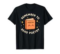 Personnage Mignon du Livre « Remember to Read Poetry » T-Shirt