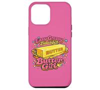 Personnage Vintage Sassy Golden Melting Butter Girl Coque pour iPhone 12 Pro Max