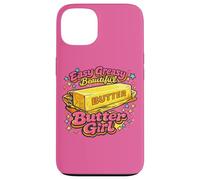 Personnage Vintage Sassy Golden Melting Butter Girl Coque pour iPhone 13