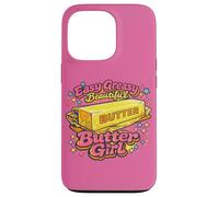 Personnage Vintage Sassy Golden Melting Butter Girl Coque pour iPhone 13 Pro