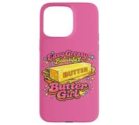Personnage Vintage Sassy Golden Melting Butter Girl Coque pour iPhone 15 Pro Max