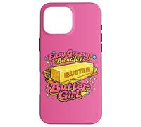 Personnage Vintage Sassy Golden Melting Butter Girl Coque pour iPhone 16 Pro Max
