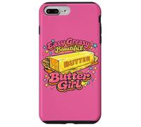 Personnage Vintage Sassy Golden Melting Butter Girl Coque pour iPhone 7 Plus/8 Plus