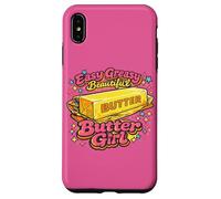 Personnage Vintage Sassy Golden Melting Butter Girl Coque pour iPhone XS Max