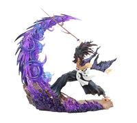 Personnages animés de Kokushibo Action Figure nouvelle édition lumineuse de la statue Super Battle Statue Décoration de bureau, 22 cm
