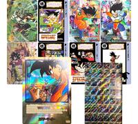 Personnages d'anime Dragon Ball Super Bulma Torankusu bricolage couverture faite maison bronzant carte de Collection cadeau d'anniversaire de noël jeu jouets F-Grid flash-54PCS