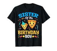 Personnages de pizza mignons Sister Of The Birthday Pizza A Boy T-Shirt