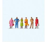 Personnages debouts (x6) - PREISER 14047 - HO 1/87