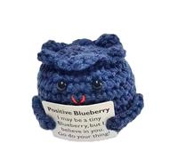 Personnages drôles d'Amigurumi - Figurine de lapin de myrtille, petite peluche d'ail | Juges de rembourrage de dessins animés charmants, fantaisiste se sent bien compagnon pour la décoration