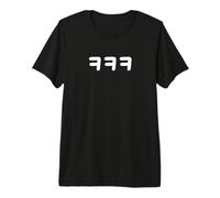 Personnages drôles de Mots coréens Hangul Laugh T-Shirt Haut de Gamme