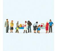 Personnages "En Brocante" / Marché aux puces N°1-HO 1/87-PREISER 10595
