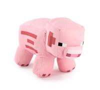 Barrado Personnages en Peluche du Jeu Vidéo Minecraft - Enderman, Chameau, Ocelot, Cochon, Steve, Alex, Creeper, Loup - Tailles Selon Modèle - Qualité Super Soft (Cochon)