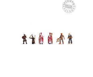 Personnages folkloriques NOCH 15929 Santa Claus et Knecht Ruprecht 1:87