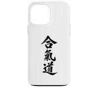 Personnages Kanji Aikido Art Martial Japonais Coque pour iPhone 13 Pro Max