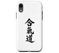 Personnages Kanji Aikido Art Martial Japonais Coque pour iPhone XR