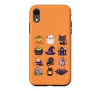 Personnages Kawaii Mignons d'halloween au Design Effrayant de Saison Coque pour iPhone XR