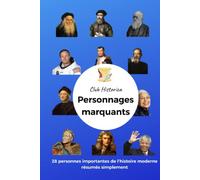 Personnages Marquants: 28 personnes importantes de l'histoire moderne résumés simplement
