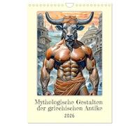 Personnages mythologiques de la Grèce antique, Version française (Calendrier mural 2026 DIN A4 portrait), Calendrier CALVENDO mensuel