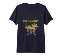 Personnages Nickelodeon Hey Arnold T-Shirt Haut de Gamme
