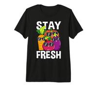 Personnages Stay Fresh Veggies Hilarant Vegan Cool T-Shirt Haut de Gamme