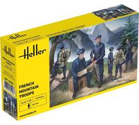Personnages Troupes françaises de montagne 1/35 Heller