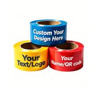 personnalisable Adhésif,Personnalisable texte,des logos ou des codes QR | Disponible en plusieurs largeurs, forte adhérence , Pour Emballage des Colis et des Boîtes d'Expédition entreprises