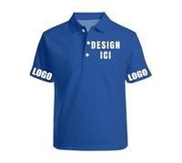 Personnalisable Polo Concevez Votre Propre Logo Photo Texte Golf Polo Manches Courtes pour Homme et Femme Cadeaux personnalisée Vêtements De Bricolage Chemise De Travail