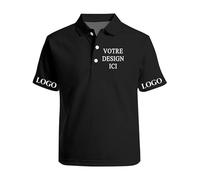 Personnalisable pour Golf Polos Homme et Femme avec Photo Texte Logo Polo personnalisée T-Shirt Vêtements De Bricolage Chemise De Travail Cadeaux Personnalisé