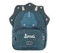 Personnalisable Sac à dos enfant Tricératops - bretelles réglables & zips adaptés aux enfants - pour crèche & maternelle - personnalisé avec prénom - Trixie
